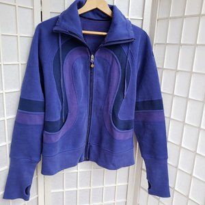 Lululemon Purple Fleece Zip Up Jacket (T4)
